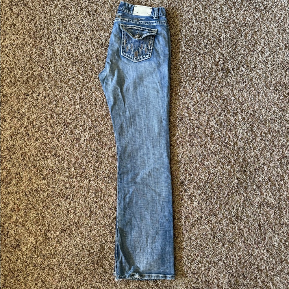 Rock & Roll Cowgirl Blue Boot Cut Jeans